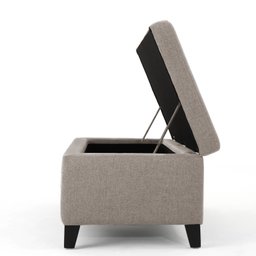 Recamier Bau Veneza 1,20m Suede Bege - Clique Decor Clique decorações - 5