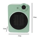 Ver mais imagens de Aquecedor Eletrico Ambiente Interno Display Digital Controle Remoto Temperatura Ajustavel Angulo 70