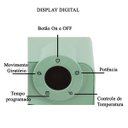 Ver imagem 7 de Aquecedor Eletrico Ambiente Interno Display Digital Controle Remoto Temperatura Ajustavel Angulo 70