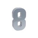 Ver imagem 1 de Numero Residencial Aluminio 8 - Roper Plast