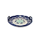 Ver imagem 1 de Travessa Redonda C/alca em Ceramica Amalfitana Luiz Salvador