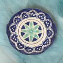 Ver imagem 2 de Travessa Redonda C/alca em Ceramica Amalfitana Luiz Salvador