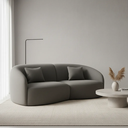 Ver imagem 6 de Sofá Sala Nuvem 190 cm Conforto Premium Decorativo Orgânico:Cinza Escuro
