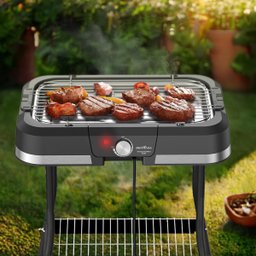 Churrasqueira Elétrica Bcq90 1500w Britânia Suporte com Prateleira Bandeja Removível 220v - 3