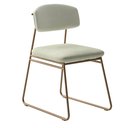 Ver imagem 1 de Cadeira Sala de Jantar Encosto e Assentos Estofados Linho Jaraguá