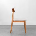 Ver imagem 5 de Conjunto Mesa Jantar Square Laminada Redonda Natural - 1,08m + 4 Cadeiras Nord Madeira - Off White C