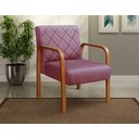 Ver imagem 1 de Kit 2 Poltronas Cadeira Decorativa Sala, Recepção Lara