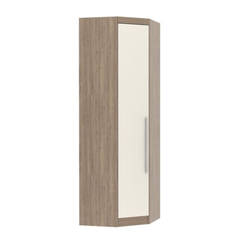 Guarda Roupa Canto Diagonal 1 Porta - Módulo Dormitório Master - Guarda Roupas Modulado Luciane:Arei