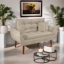 Ver imagem 3 de Kit 01 Namoradeira Opala + 02 Almofadas Cheias Suede