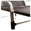 Ver imagem 5 de Kit 2 Cadeiras Espreguiçadeiras Catar e Mesa Garden Confortável para Piscina Trama