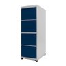 Arquivo de Aço Oficio 136x47x57 4 Gavetas Azul Delrey - Pandin - 1