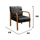 Ver imagem 3 de Kit 2 Poltronas Cadeira Decorativa Sala, Recepção Lara