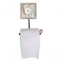 Ver imagem 5 de Kit Banheiro 5 Peças Artesanal Rústico Flor de Madeira 3d Anúncio com Variação Cor Branco