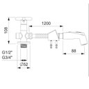 Ver imagem 2 de Ducha Higiênica com Derivação Cross
