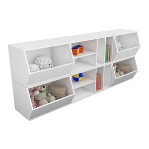 KIT NICHOS PARA ORGANIZAR QUARTO M37.2021.B (QUARTO, KIDS) MUNDI MOVEIS