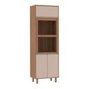 Ver imagem 1 de Paneleiro 70 Cm Duplo Nicho 2 Portas de Abrir 1 Porta Basculante 1 Prateleira Lari Luciane Móveis