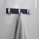 Ver imagem 1 de Kit com 2 Cabides de Parede 3 Ganchos Premium Pr4280 Ducon Metais