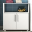 Ver imagem 1 de Armário Multiuso 2 Portas Branco - Pnr Móveis