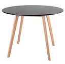 Ver imagem 5 de Conjunto Mesa Jantar Leda 90 cm + 4 Cadeiras Leda Saarinen Preta