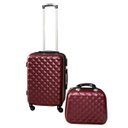 Ver imagem 1 de Mala de Bordo 10kg + Frasqueira Viagem Rodinhas 360 Abs