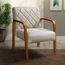 Ver imagem 1 de Kit 4 Poltronas Cadeira Decorativa Sala, Recepção Lara