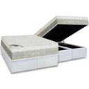 Ver imagem 1 de Cama Box Baú Queen: Colchão Molas Pocket Ensacadas Castor Eurotop Summer e Winter + Base Ctc