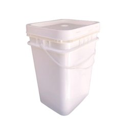 Balde 20l Retang P Fazer Queijo Kit 4 Pçs - 1