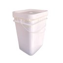 Ver imagem 1 de Balde 20l Retang P Fazer Queijo Kit 4 Pçs