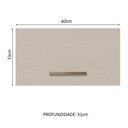 Ver imagem 3 de Armário Aéreo 60 Cm 1 Porta Basculante Branco/crema Agata Madesa