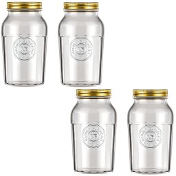 Kit C/4 Pote Americano Vintage 1,5 Litros Nadir Figueiredo - 1