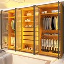 Ver imagem 2 de Guarda Roupa Absolut 6 Portas Reflecta Led Naturale - Gelius