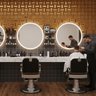Pastilha Adesivo Vidro Autocolante Parede Banheiro Cozinha Sala Salao Beleza Barbearia Reforma Obra  - 6