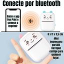 Ver imagem 3 de Mini Impressora Térmica Bluetooth sem Fio Portátil - Azul