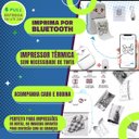 Ver imagem 2 de Mini Impressora Térmica Bluetooth sem Fio Portátil - Azul