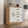 Cômoda para Quarto 4 Gavetas 01 Porta Lite - 1
