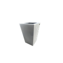 Ver imagem 2 de Cachepô 100% Mdf Revestido em Vidro Branco Extra Clear