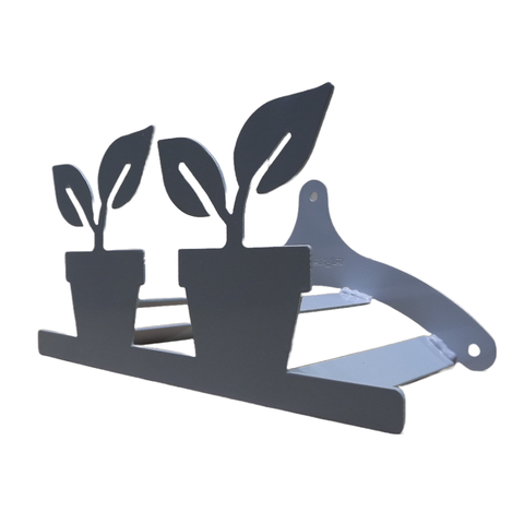 Suporte Mangueira Jardim 2 VASOS BRANCO ALL STYLE