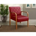 Ver imagem 2 de Kit 4 Poltronas Cadeira Decorativa Sala, Recepção Lara