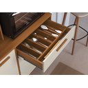 Ver imagem 2 de Armário de Cozinha Compacta Fidelitá Barcelona 180cm 7 Portas 2 Gaveta com Tampo e Fundo Freijó/