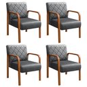 Ver imagem 1 de Kit 4 Poltronas Cadeira Decorativa Sala, Recepção Lara