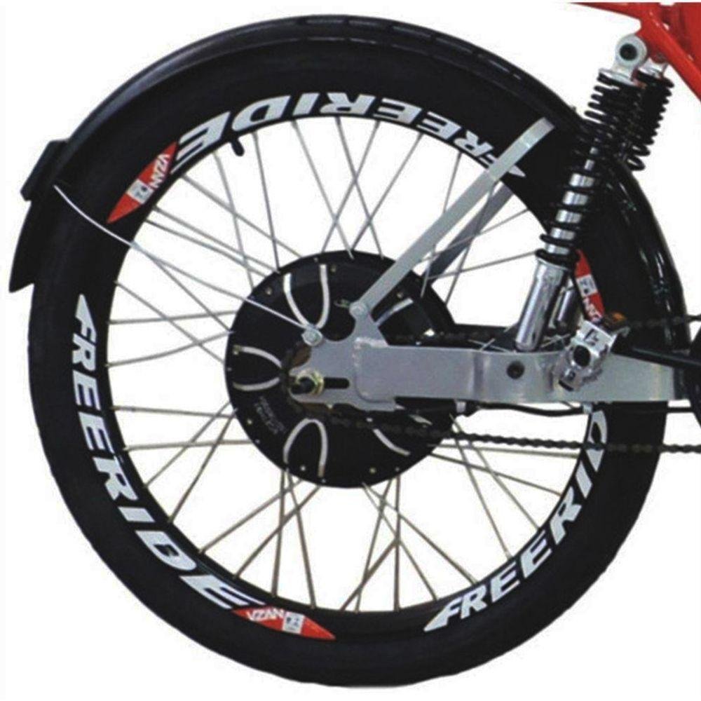 Bicicleta Elétrica - Duos Confort Full - 800w 48v 15ah - Vermelha - Duos Bikes - 3