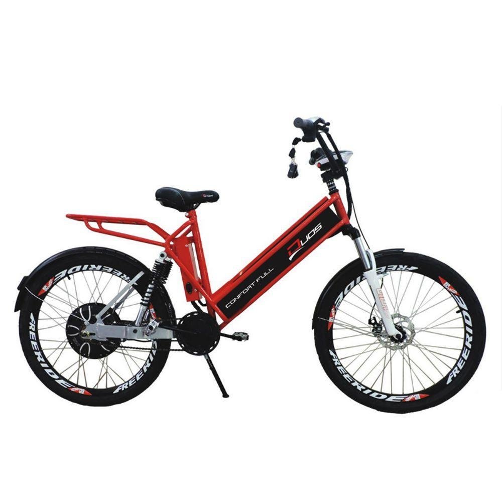 Bicicleta Elétrica - Duos Confort Full - 800w 48v 15ah - Vermelha - Duos Bikes - 2