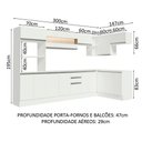 Ver mais imagens de Cozinha Completa Modulada de Canto Smart 100% Mdf Madesa