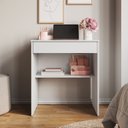 Ver imagem 5 de Escrivaninha para Escritório Thiene 1 Gaveta 68,3cm Branco