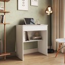 Ver imagem 4 de Escrivaninha para Escritório Thiene 1 Gaveta 68,3cm Branco