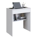 Ver imagem 2 de Escrivaninha para Escritório Thiene 1 Gaveta 68,3cm Branco