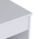 Ver imagem 7 de Escrivaninha para Escritório Thiene 1 Gaveta 68,3cm Branco