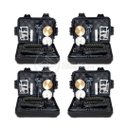 Ver imagem 1 de Kit 4 Maletas de Ferramentas de Sobrevivência Kit Emergência Brillante Torcia Led Tz-1 Cor:preto;tam