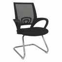 Ver imagem 5 de Kit 8 Cadeiras para Escritório Interlocutor Fixa Tela Mesh