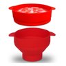 Pipoqueira Balde de Pipoca Silicone para Micro-ondas - 1